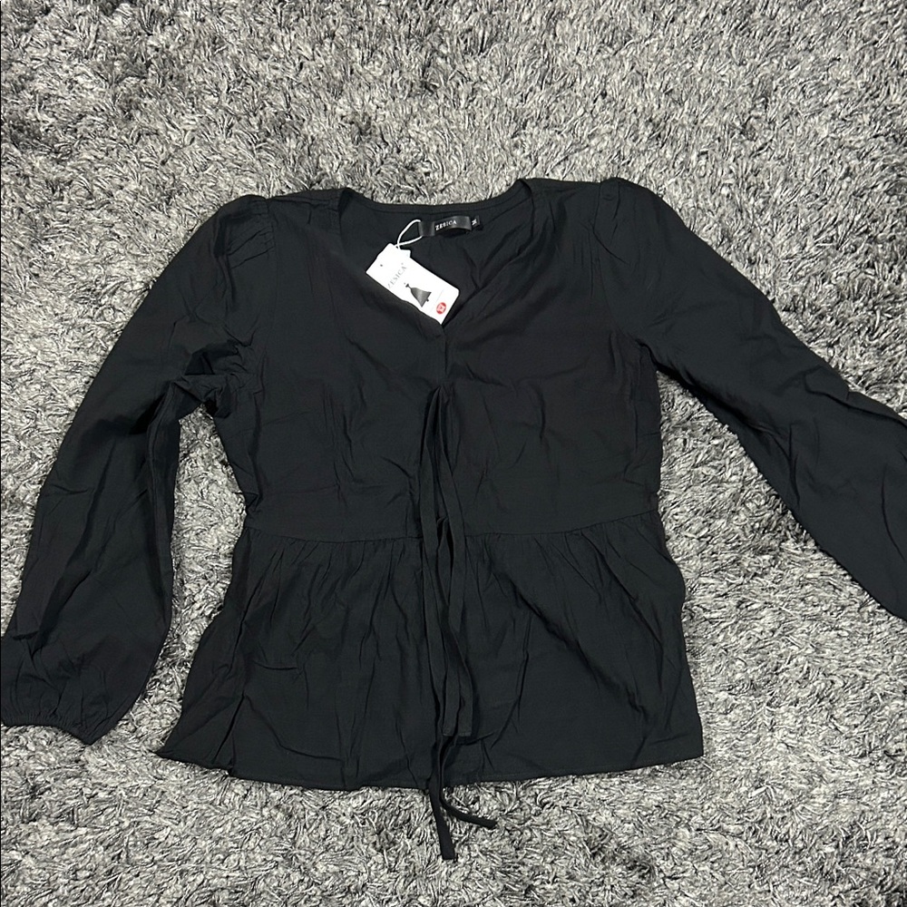 Chic Black Women's Blouse
